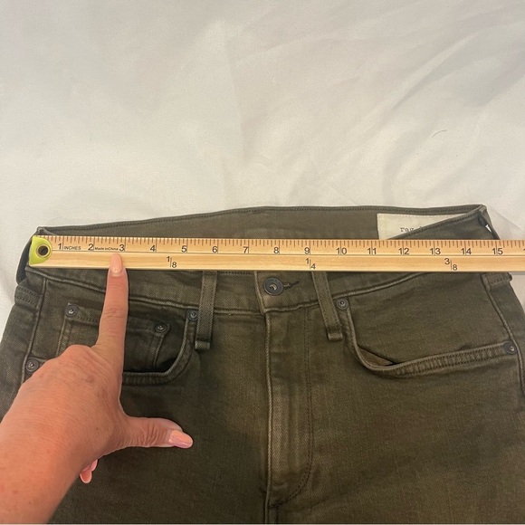 Rag and Bone Fit 2 Slim Fit Men’s Jeans Dark Moss Size 30x32 - Picture 14 of 16